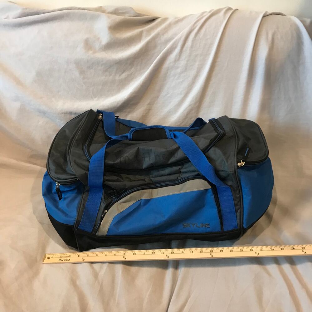 Pair of Skyline Blue Black Travel Bag